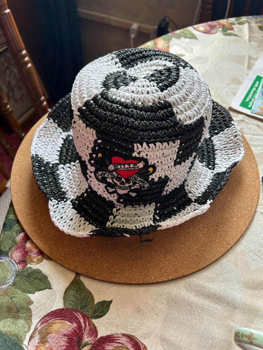 ED HARDY STRAW HAT